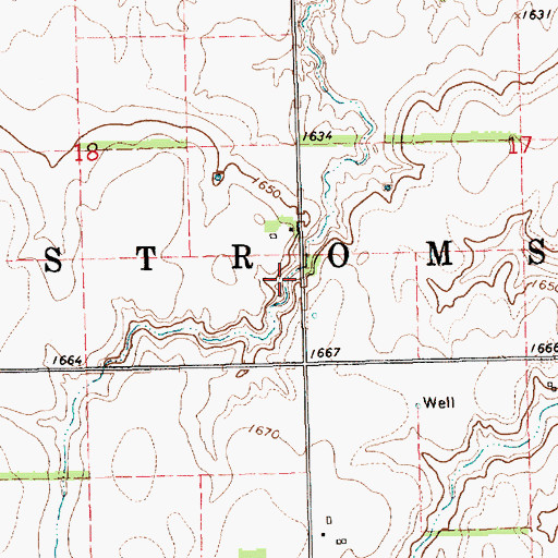Topographic Map of Olson Dam, NE