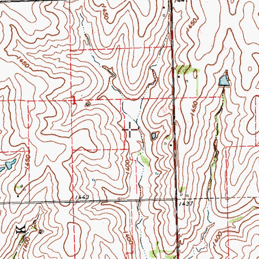 Topographic Map of Plum Creek Dam 5-B, NE