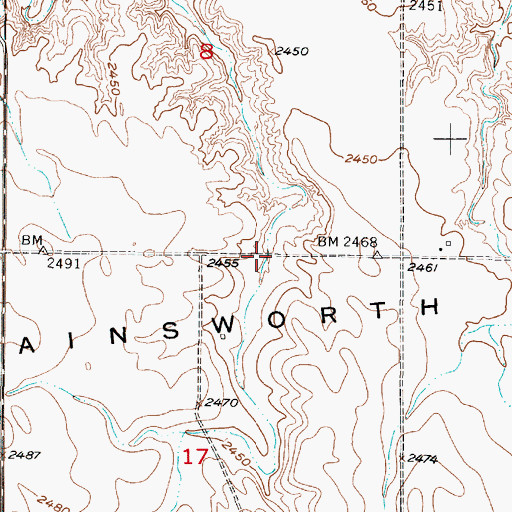 Topographic Map of Moody Group Dam, NE