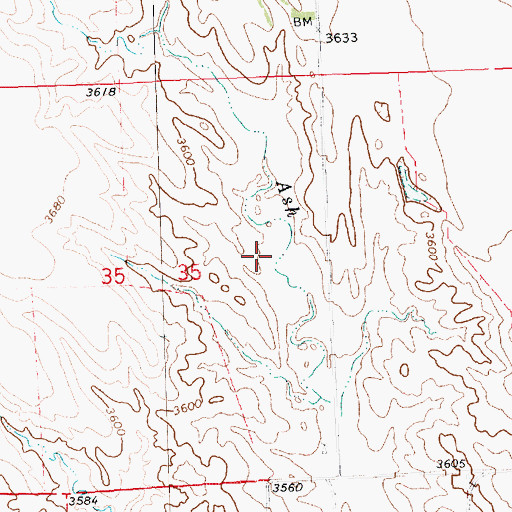 Topographic Map of Lobner Reservoir, NE