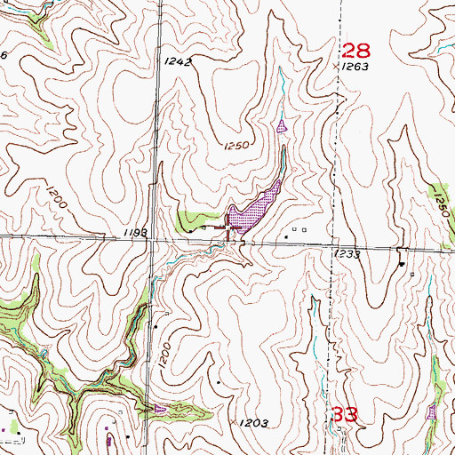 Topographic Map of Schlichtemeier Dam Number 1, NE
