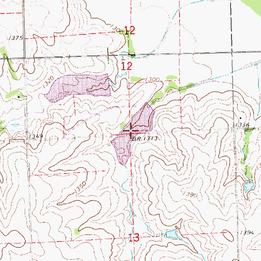 Topographic Map of M B Big Nemaha Reservoir 9-C, NE