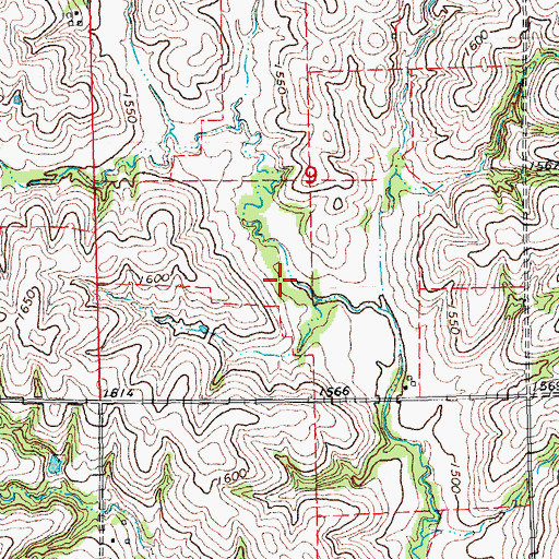 Topographic Map of North Oak Creek Dam 6-A, NE