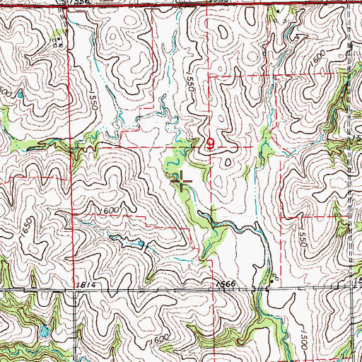 Topographic Map of North Oak Creek Reservoir 6-A, NE