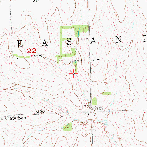 Topographic Map of Jameson Reservoir, NE