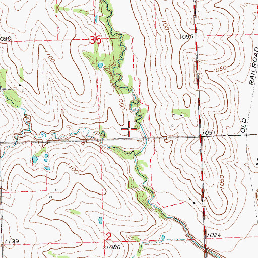 Topographic Map of N F Little Nemaha Reservoir 4-14, NE