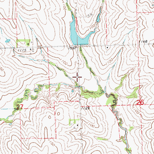 Topographic Map of N F Little Nemaha Dam 4-F, NE
