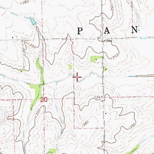 Topographic Map of N F Big Nemaha Dam 23-D, NE