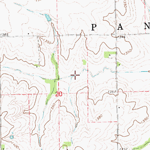 Topographic Map of N F Big Nemaha Reservoir 23-D, NE