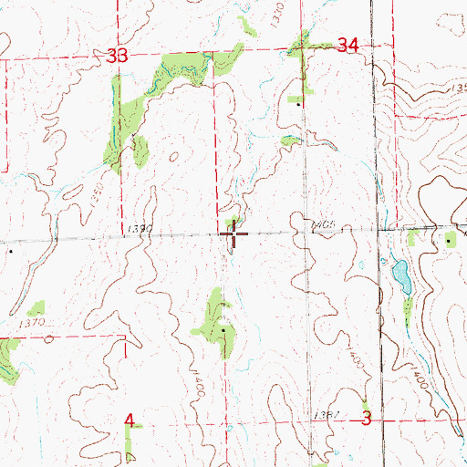Topographic Map of Big Nemaha Dam G-18, NE