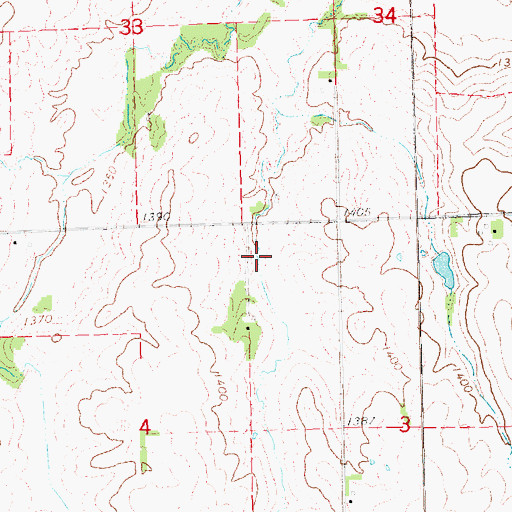 Topographic Map of Big Nemaha Reservoir G-18, NE