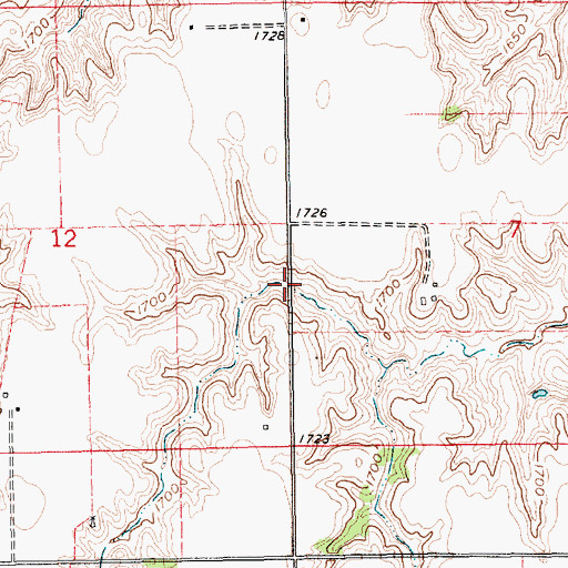 Topographic Map of Peterson Multi Purpose Dam, NE