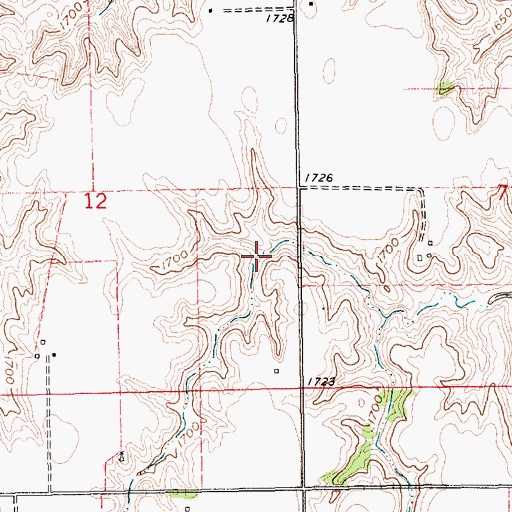 Topographic Map of Peterson Multi Purpose Reservoir, NE