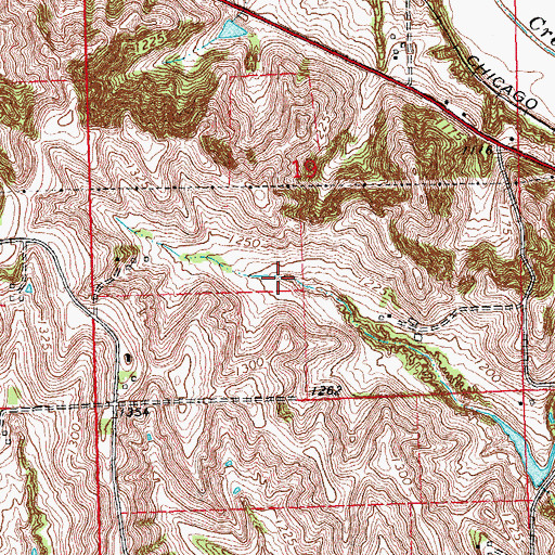 Topographic Map of Jensen Reservoir, NE