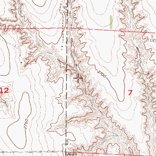 Topographic Map of Sughroue Dam, NE
