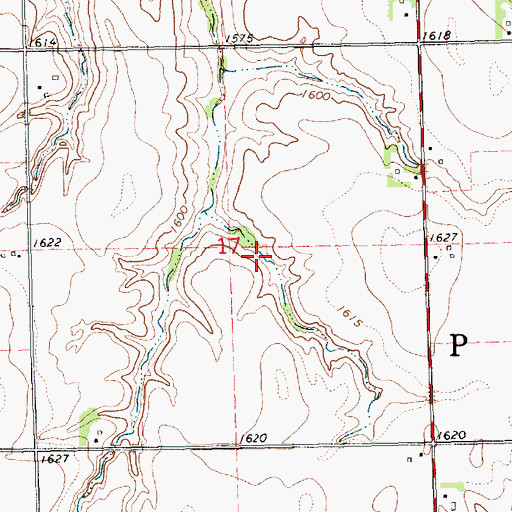Topographic Map of Pekarek Dam, NE