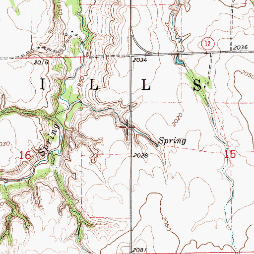 Topographic Map of Peterson Dam Number 2, NE
