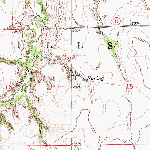 Topographic Map of Peterson Reservoir Number 2, NE
