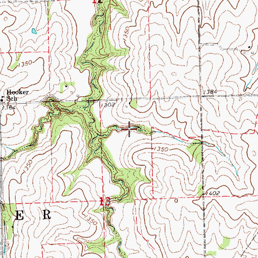 Topographic Map of Upper Big Nemaha Dam G-31, NE