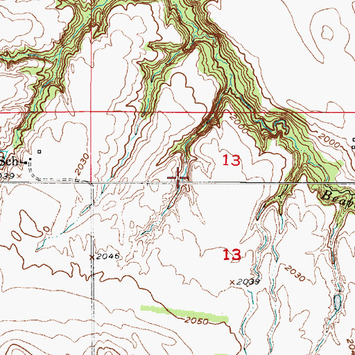 Topographic Map of MMK Reservoir Number 1, NE