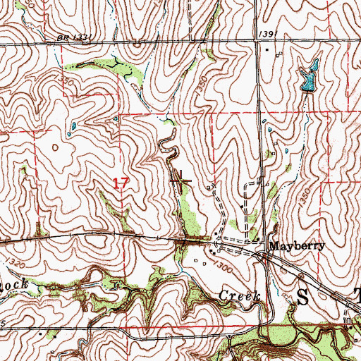Topographic Map of Rock Creek Dam 23-A, NE