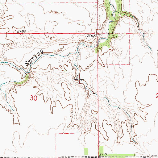 Topographic Map of Serr Dam, NE