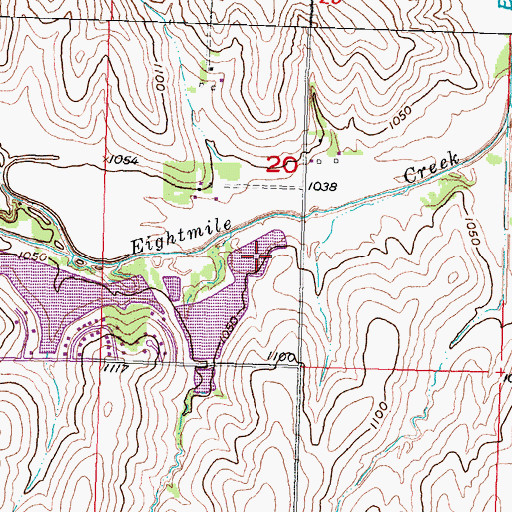 Topographic Map of Copper Penny Lake Dam, NE