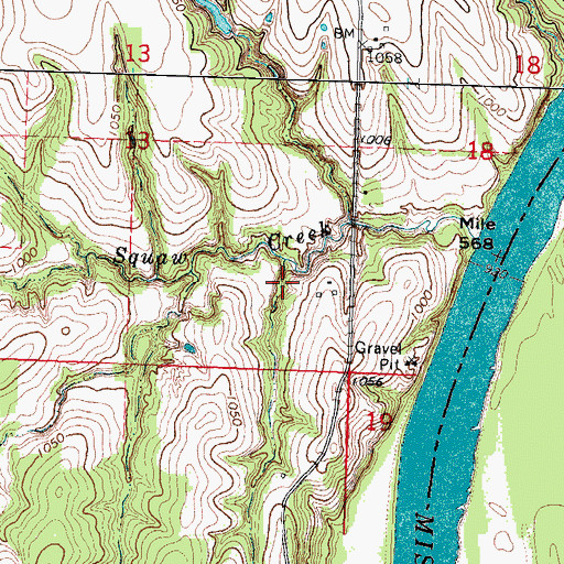 Topographic Map of Jay Dam, NE