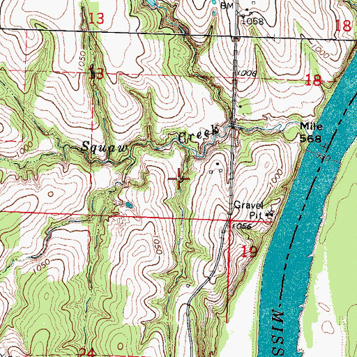Topographic Map of Jay Reservoir, NE