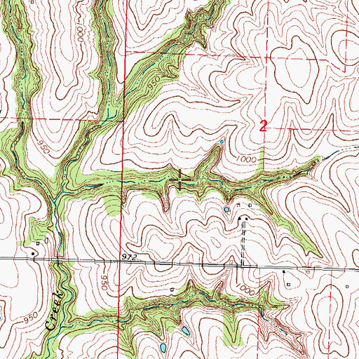 Topographic Map of Frost Dam, NE