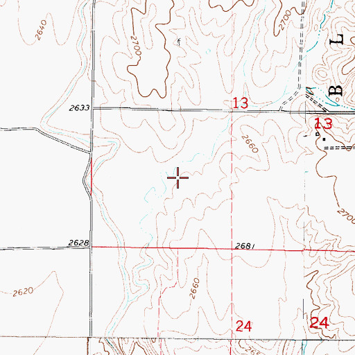 Topographic Map of Spring Creek Dam 18-A, NE