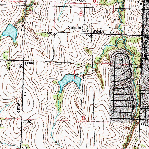 Topographic Map of Papillion Creek Dam S-31, NE