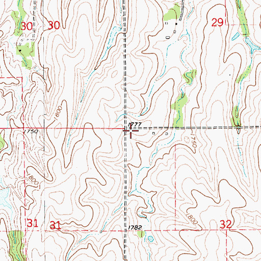 Topographic Map of Jensen Dam, NE