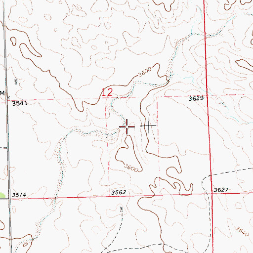 Topographic Map of Dorman Reservoir, NE