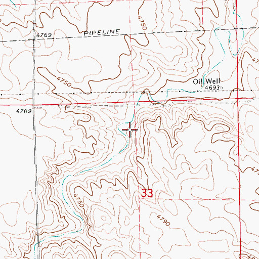 Topographic Map of Madden Dam, NE