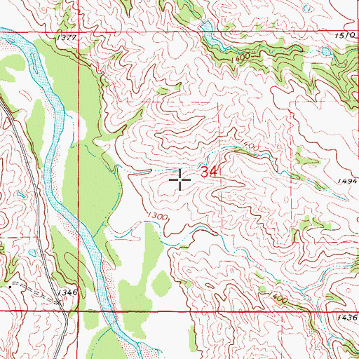 Topographic Map of Vakoc Dam, NE