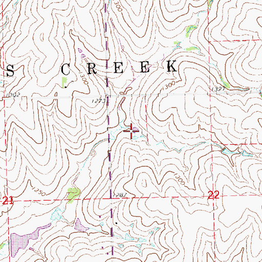 Topographic Map of Jones Dam, NE