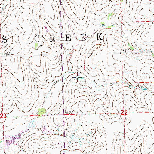Topographic Map of Jones Reservoir, NE