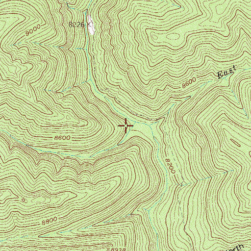Topographic Map of Deer Creek, CO
