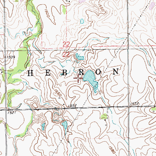 Topographic Map of Dittmer Dam, NE