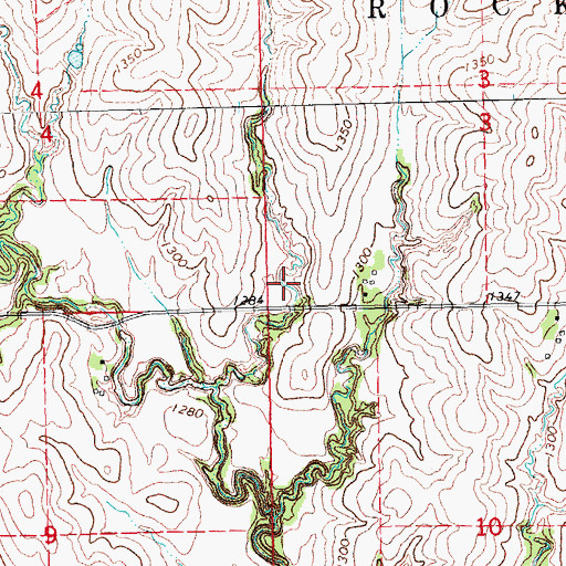 Topographic Map of Palm Reservoir, NE