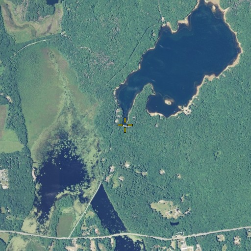Aerial/Satellite Image of Killingly Pond Dam, CT