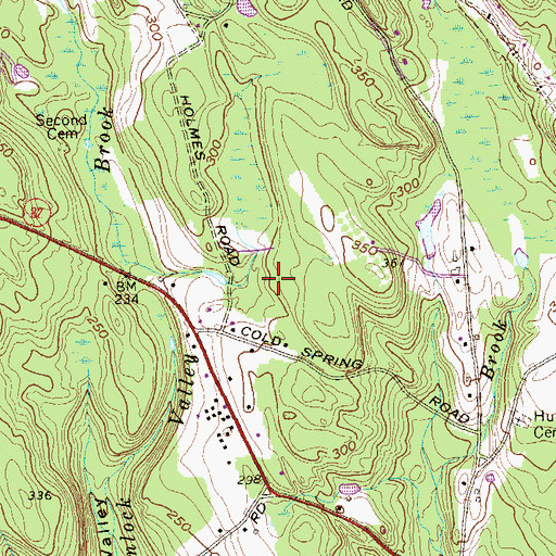 Topographic Map of Berlin Fish and Game Pond Dam, CT