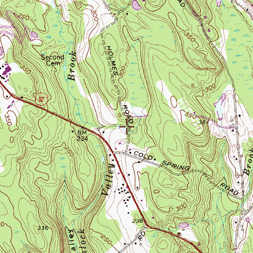 Topographic Map of Berlin Fish and Game Pond, CT