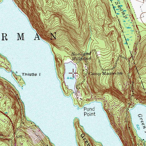 Topographic Map of Haviland Millpond Dam, CT