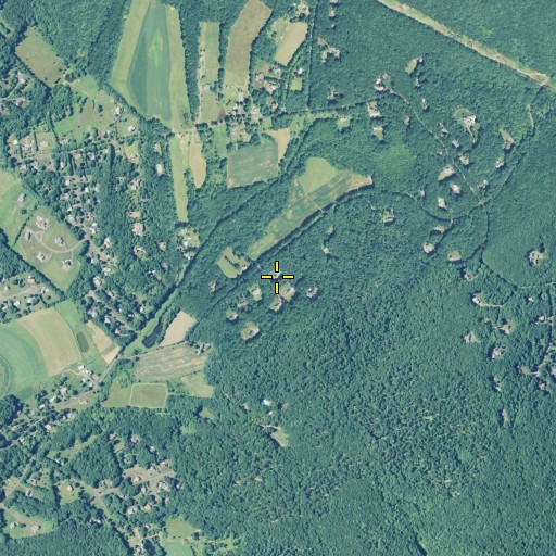 Aerial/Satellite Image of YMCA Pond Dam, CT