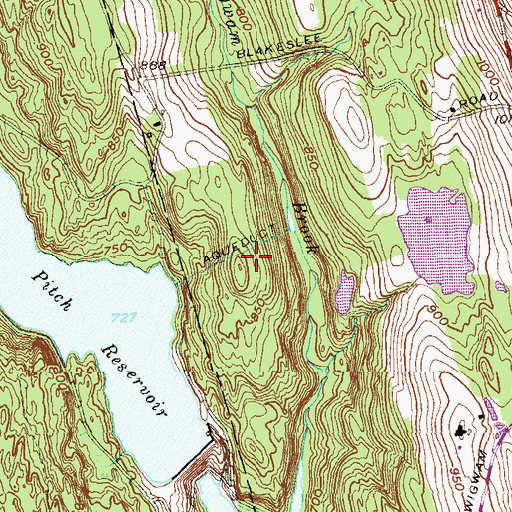 Topographic Map of Morosani Pond Number 2 Dam, CT