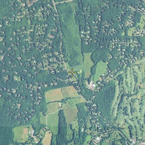 Aerial/Satellite Image of Cold Spring Reservoir, CT