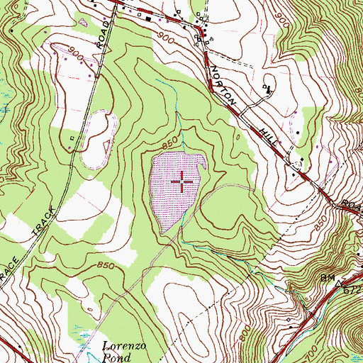 Topographic Map of Lake Tavolan, CT