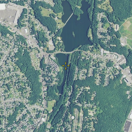 Aerial/Satellite Image of Belleview Lake, CT